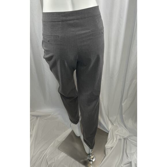 ESPRIT Side Tabs Cuff Trousers Gray 14 Academia Professional Career 89-01 - Picture 5 of 12